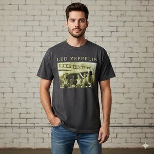 Vintage Led Zeppelin Bravado Grey Large Shirt